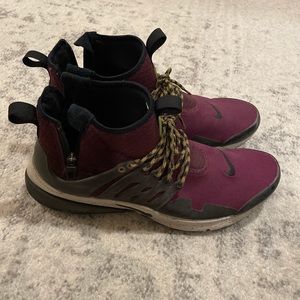 Nike prestos size 12 maroon/black